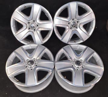 Org. velgen velg set velgenset demo 18 Inch VW 5N0601025Q, Verzenden, Gebruikt