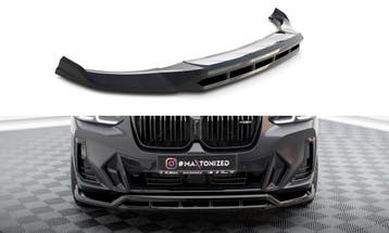 Voorspoiler BMW X3 G01 M Pakket FL Maxton Glans Zwart, Ophalen of Verzenden, Nieuw