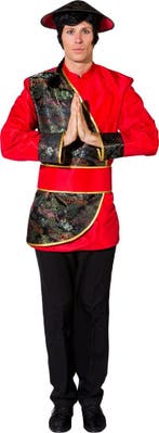 Chinese Top Met Riem Rood, Ophalen of Verzenden, Nieuw