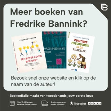 Positieve cognitieve gedragstherapie - Fredrike Bannink, Verzenden, Zo goed als nieuw, Fredrike Bannink