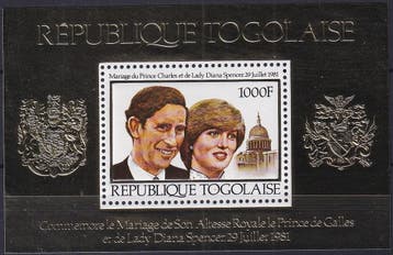 Togo - 1981 - Charles & Diana - Postfris, Postzegels en Munten, Verzenden, Overige landen, Postfris