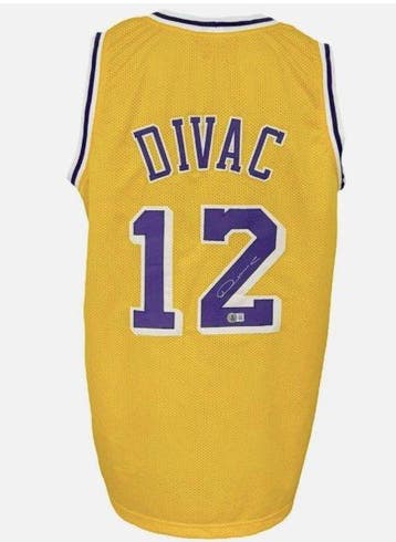 NBA - Vlade Divac - Geel aangepast basketbeshirt -, Nieuw