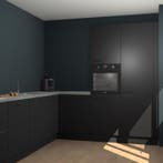 Zwarte keuken Portland 78658, Verzenden, Nieuw