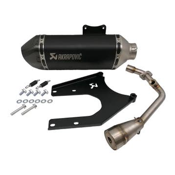 Akrapovi Black Edition Uitlaat + JM Tuning Voorbocht, Ophalen of Verzenden, Nieuw