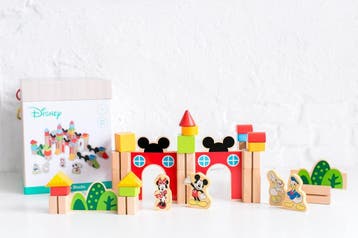 Disney Houten Blokken Set – 60 Stuks – Educatief Speelgoed v, Verzenden, Nieuw, Overige typen
