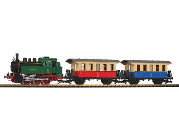 PIKO 37130 Start-Set Personenzug BR 80 + 2 Personenwagen, Ophalen of Verzenden, Nieuw, Overige typen, Analoog