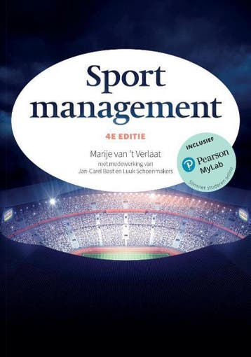 9789043037594 Sportmanagement, 4e editie met MyLab NL toe..., Boeken, Schoolboeken, Verzenden, Zo goed als nieuw, Marije van 'T Verlaat
