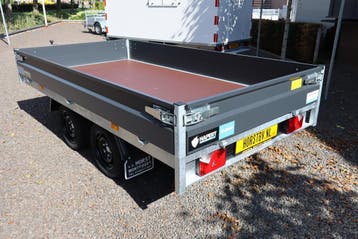Hapert Azure plateauwagen 305 x 160 cm 2.000kg antraciet, Ophalen, Nieuw