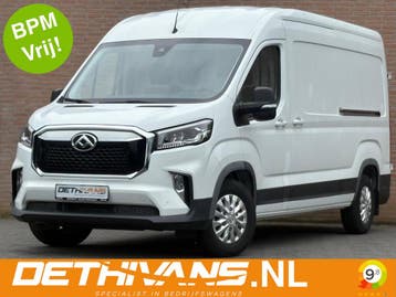 Maxus eDeliver 9 L3H2 72kWh 280KM Actieradius / Carplay / 10, Stof, Gebruikt, Zwart, Overige brandstoffen
