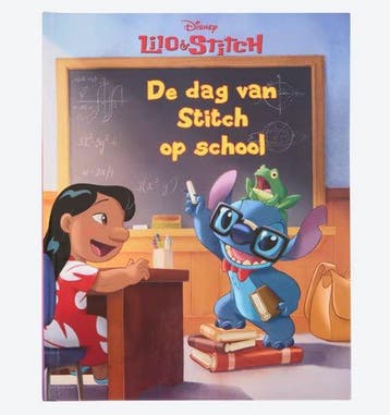 Disney Lilo & Stitch boek - De dag van Stitch op school -, Boeken, Verzenden, Gelezen, John Edwards