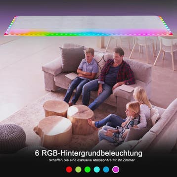 RGB LED Plafondpaneel 120x30cm - 40W, 4400LM, Dimbare Kleurt, Verzenden, Nieuw