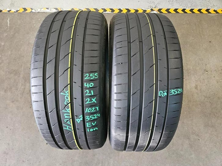 255/40/21 102Y ION EV HANKOOK ZOMERBANDEN 6,1MM PROFIEL 2X, Auto-onderdelen, Banden en Velgen, 21 inch, Erkend duurzaam, Zomerbanden