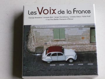 Les Voix de la France - Brassens, Brel, Gainsbourg, Greco, P, Ophalen of Verzenden, Zo goed als nieuw