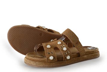 Manfield Muiltjes in maat 37 Cognac, Kleding | Dames, Overige kleuren, Verzenden, Overige typen, Manfield