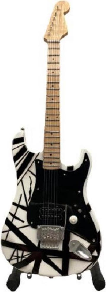 Miniatuur replica Self Build gitaar - Eddie Van Halen, Verzamelen, Muziek, Artiesten en Beroemdheden, Ophalen of Verzenden, Nieuw
