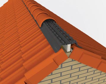 OUTLET Ubbink Ondervorst PE universeel 118mm Terracotta, Ophalen of Verzenden, Nieuw