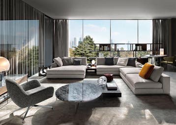 GEZOCHT! Minotti Banken | Directe inkoop in elke staat, Zo goed als nieuw, Hamilton Andersen Braque Lawrence