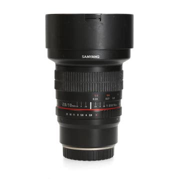Samyang 10mm f/2.8 AS NCS CS - Fujifilm X - Groothoeklens, Ophalen of Verzenden, Zo goed als nieuw