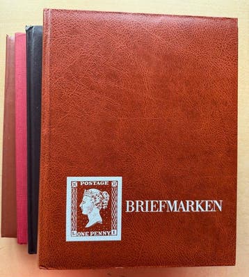 Wereld 1912/1984 - Partij in 4 Stockboeken, Gestempeld