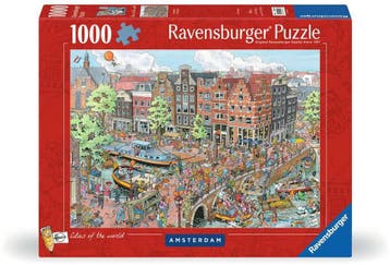 Fleroux - Amsterdam Puzzel (1000 stukjes) | Ravensburger -, Verzenden, Nieuw