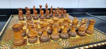 Schaakspel - Ajedrez artesanal de Lujo de Granada -