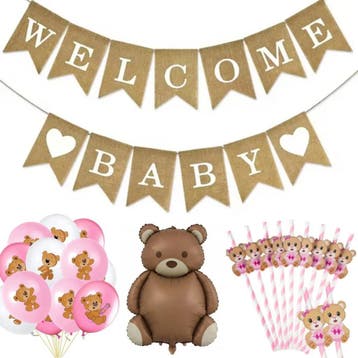 Honden bandana Baby Security wit, Ophalen of Verzenden, Nieuw, Feestartikel, Geboorte of Huwelijk