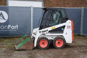 Veiling: Schranklader Bobcat S70 Diesel 17.2kW 2016, Ophalen, Wiellader of Shovel