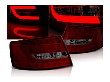 LED achterlichten Red Smoke geschikt voor Audi A6 C6 Sedan, Verzenden, Nieuw, Audi