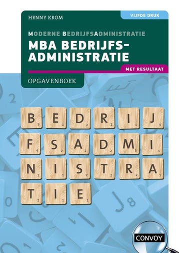 9789463173780 MBA Bedrijfsadministratie met resultaat, Verzenden, Zo goed als nieuw, H.M.M. Krom