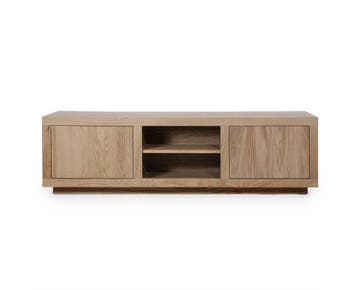 TV meubel Helsinki 160x42cm - lichtbruin | Eleonora, Huis en Inrichting, Kasten | Televisiemeubels, Ophalen of Verzenden, Nieuw