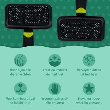 Mister Mill Slickerborstel 10cm – Honden- &amp;, Ophalen of Verzenden, Zo goed als nieuw