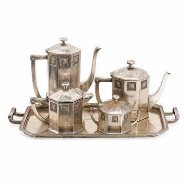 Orivit - Koffie- en theeservies (5) - Metaal