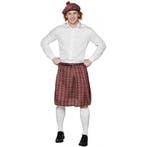 Rode Schotse verkleed kilt voor heren - Schotse kleding, Verzenden, Nieuw