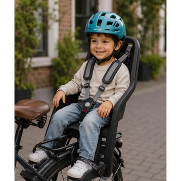Polisport Kinderzitje Voor Fiets Zwart Grijs Voorzijde Mo..., Ophalen of Verzenden, Nieuw