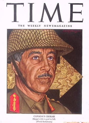 Cover Time Magazine1944 met Harry Crerar (lijst optie), Verzamelen, Verzenden