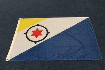 Bonairiaanse vlag van Bonaire 100 x150cm nieuw!, Verzenden, Nieuw