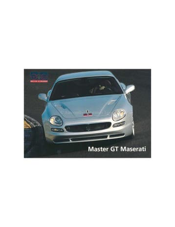 1999 MASTER GT MASERATI BROCHURE, Nieuw, Author