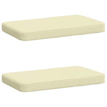 vidaXL 2-delige Bankkussens VUGHT 2 pcs 100% Polyester, Verzenden, Nieuw