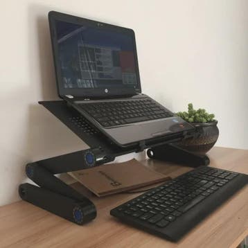 Verstelbaar Laptoptafel Bureau met Muisplank - Ergonomisch &, Verzenden, Nieuw