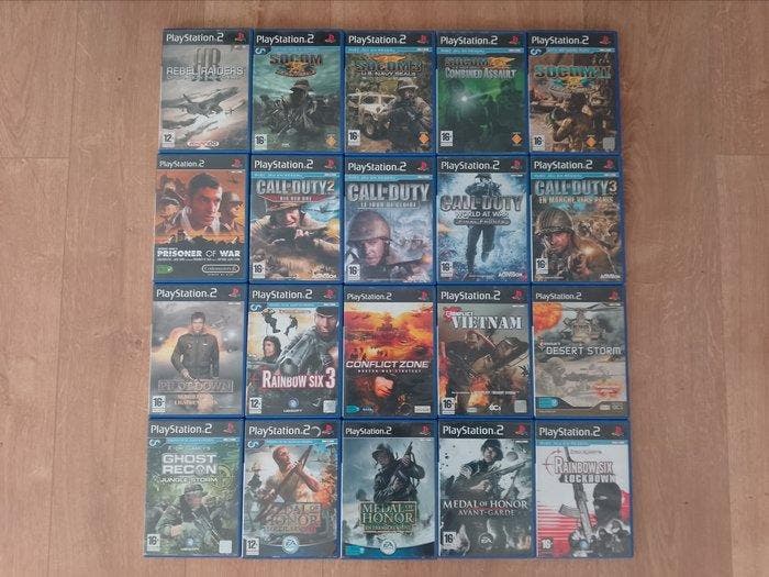 Sony - Playstation 2 (PS2) - Lot de 20 jeux Sony PlayStation, Spelcomputers en Games, Spelcomputers | Overige Accessoires