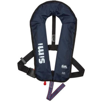 Eval Simi Automatisch Reddingsvest 160N Blauw, Watersport en Boten, Watersportkleding, Ophalen of Verzenden, Nieuw