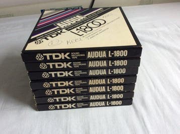 TDK - AUDUA L-1800 Reel-to-reel audio, Nieuw