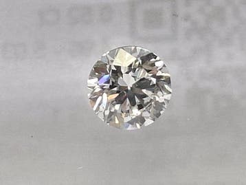 1 pcs Diamant (Natuurlijk) - 0.52 ct - Rond - E - VVS1 -, Nieuw