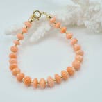 Koraal - Zilver, Verguld - Armband - CORALLO ROSA, Antiek en Kunst