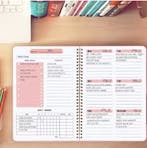 Ongedateerde A5 Spiraal Weekplanner Notebook Agenda, Diversen, Verzenden, Nieuw