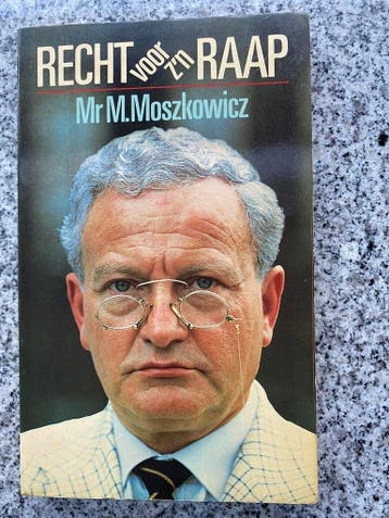 Recht voor zijn raap (Mr. Max Moszkowicz), Boeken, Gelezen, Mr. Max Moszkowicz, Verzenden, Overige