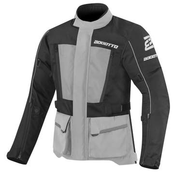 Bogotto Tampar Tour Waterdichte Zwart Grijs Textiele, Motoren, Jas | textiel, Nieuw met kaartje, Bogotto, Heren