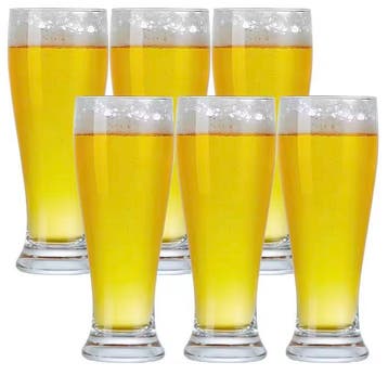 BPA-vrije Plastic Bierglazen Set van 6 – 450ml Pint Glazen, Verzamelen, Biermerken, Verzenden, Nieuw