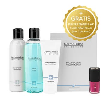 DermaPrime Cleansing Box Intensive | Rijpere - Droge Huid, Ophalen of Verzenden, Nieuw, Gehele gezicht, Verzorging