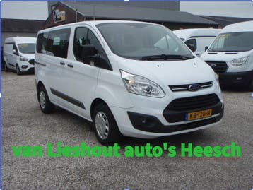 Ford Transit Custom personenbus 9 persoons Trend Bj 16, Stof, Gebruikt, Wit, Ford